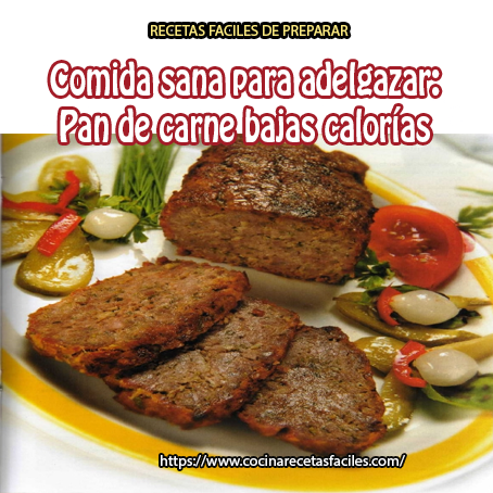 Comidas faciles de bajas calorias